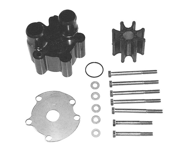 Water Pump Kit Bravo (Single Flat, Plastic)