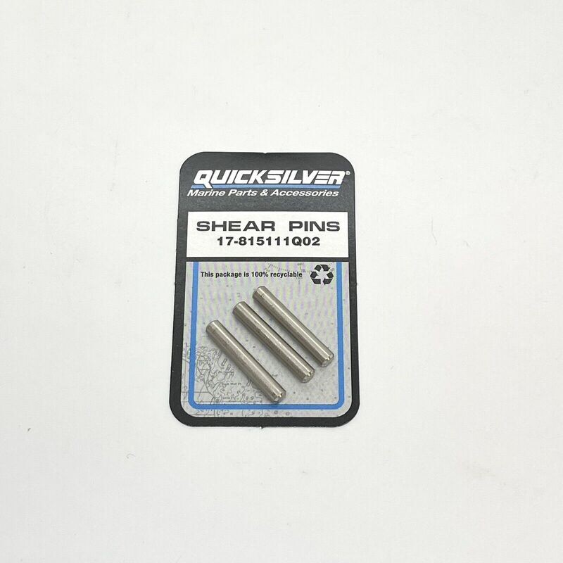 Mercury 2 HP to 6.0 HP Shear Pin Kit (pack of 3) Mercury 2 HP to 6.0 HP Shear Pin Kit (pack of 3)