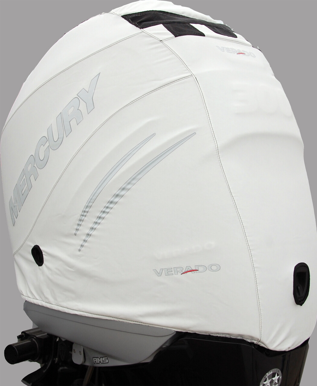 Mercury White Custom Cowl Cover L6 Verado