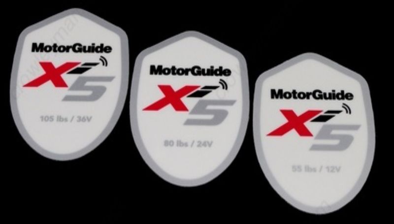 Motorguide Head Decal Xi5