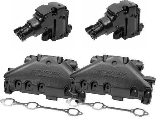 Complete Exhaust Manifold &amp; Elbow Kit (0W310000 and up) V6