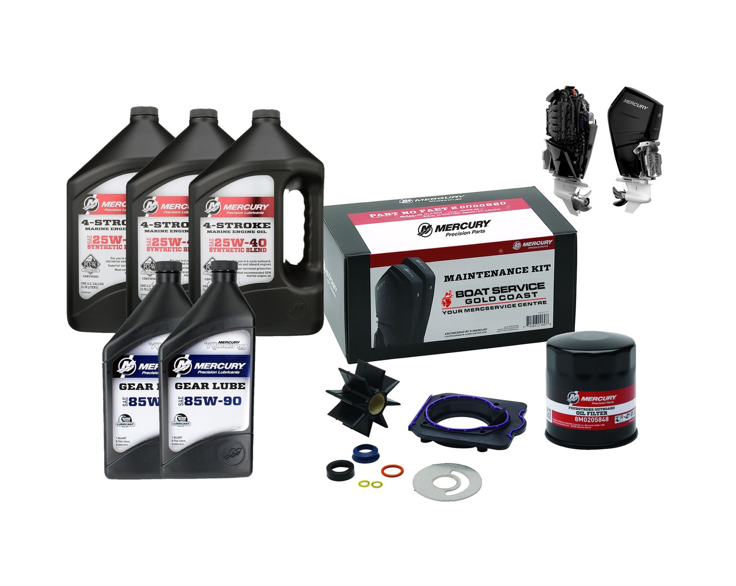 Mercury V10 Outboard 4 Stroke Service Kit
