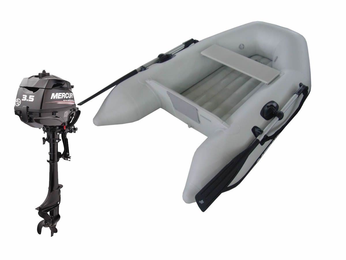 Mercury 240 Dinghy Inflatable &amp; 3.5HP Outboard Package