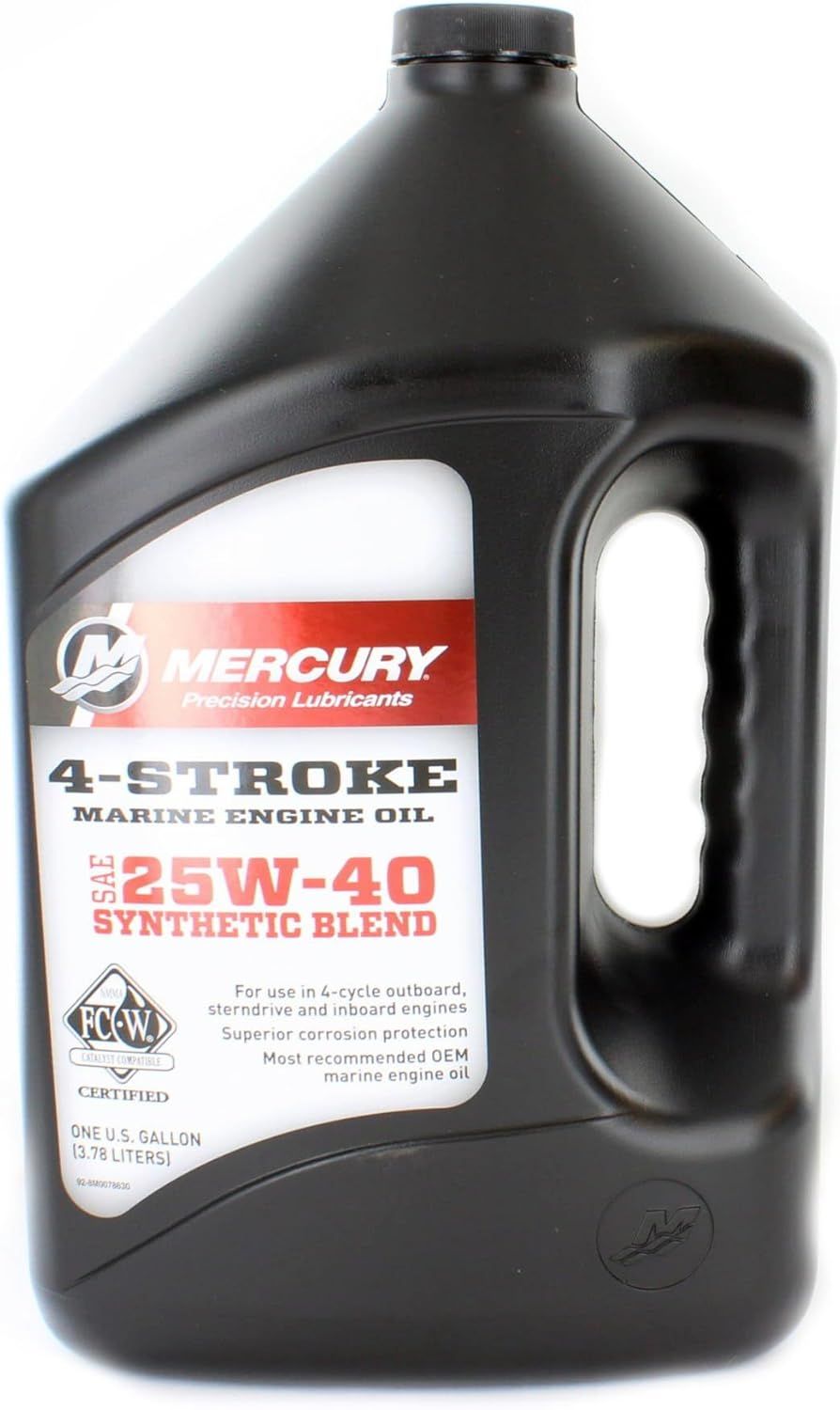 Mercury Synthetic blend 25W-40 oil 3.78 L
