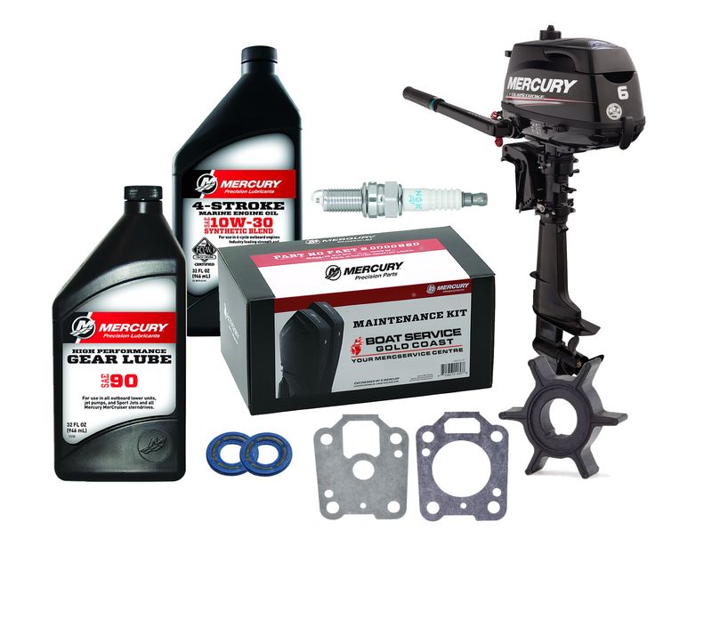 Mercury 4, 5, 6 HP 4 Stroke Service Kit