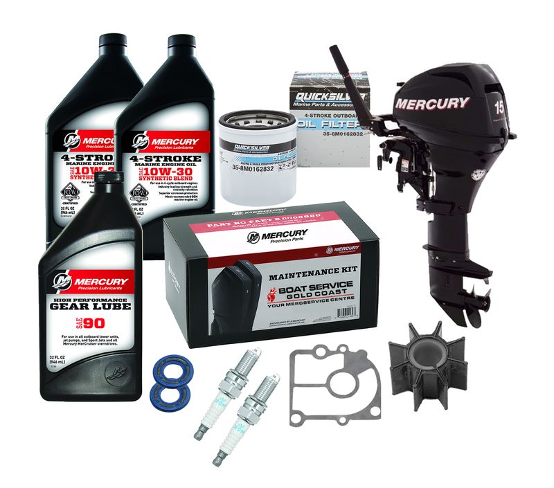 Mercury 15 &amp; 20 HP 4 Stroke Service Kit (Carbureted)