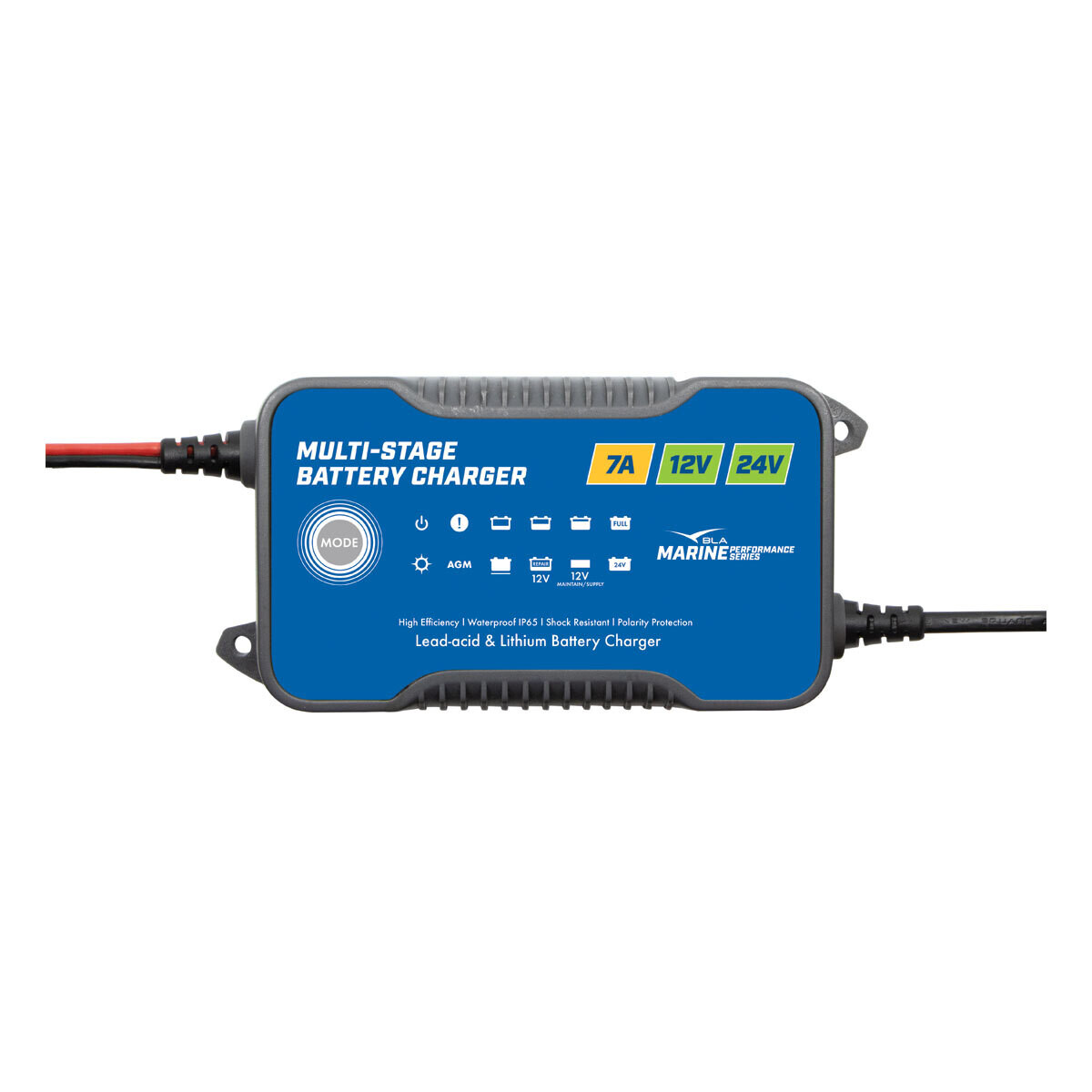 BLA Marine Performance 7A Portable Battery Charger