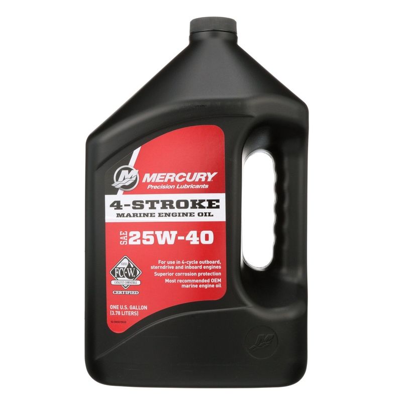 Mercury 25W-40 4 stroke oil 3.78L