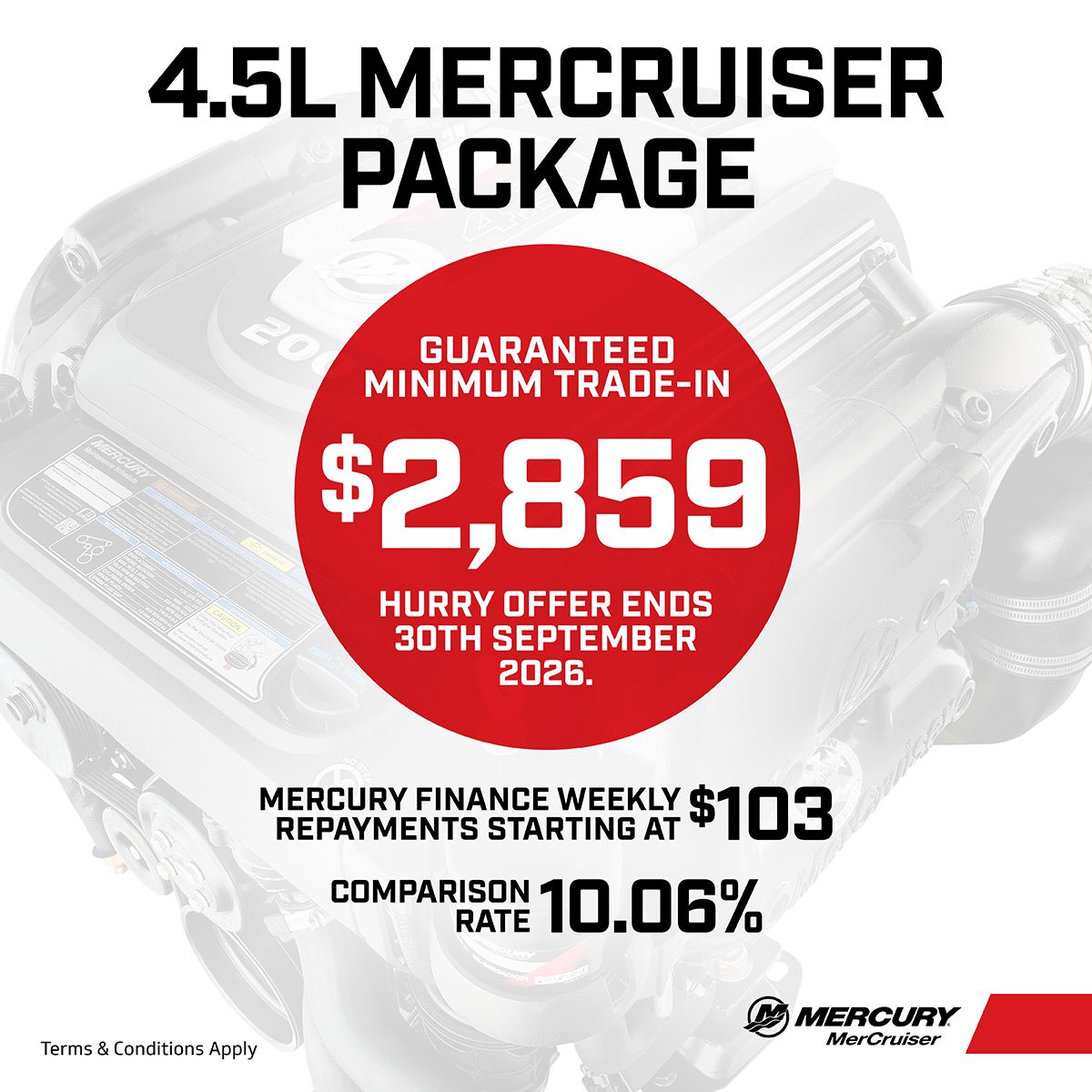 MerCruiser 4.5L 250HP (Bravo)