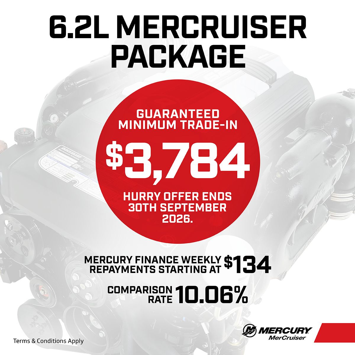 MerCruiser 6.2L 300/350HP (Bravo)