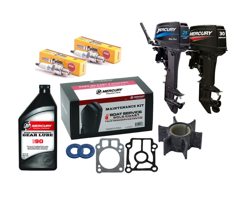 Mercury 25 &amp; 30HP 2 Stroke Service Kit (Japanese)