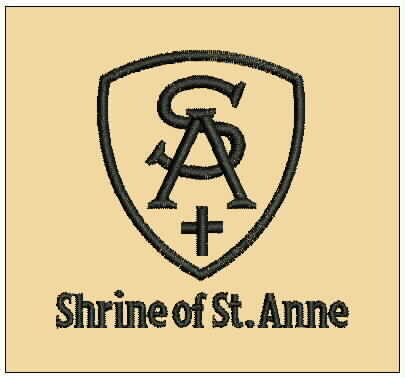 St. Anne 2021 logo on garments you supply