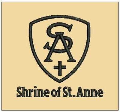 St. Anne 2021 logo on garments you supply