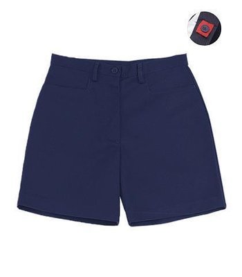 St. Catherine - Girls Shorts: Basic Front Pocket (Available only in Navy)