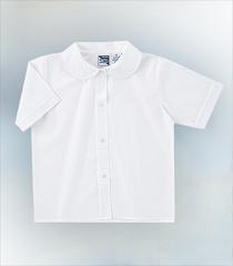 St. Catherine - Girls Peter Pan Collar Short Sleeve Blouse Some sizes out of stock call for availability