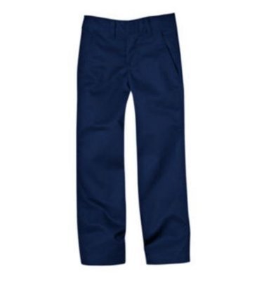 St. Catherine - Boys Pants: Flat Front with Pockets and Double Knees (Available only in Navy)