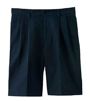 St. Catherine - Boys Shorts: Pleated Front (Available only in Navy)