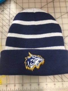 St. Catherine - STC31 Lined Knit beanie with Wildcat logo embroidered