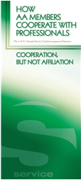 How A.A. Members Cooperate with Professionals