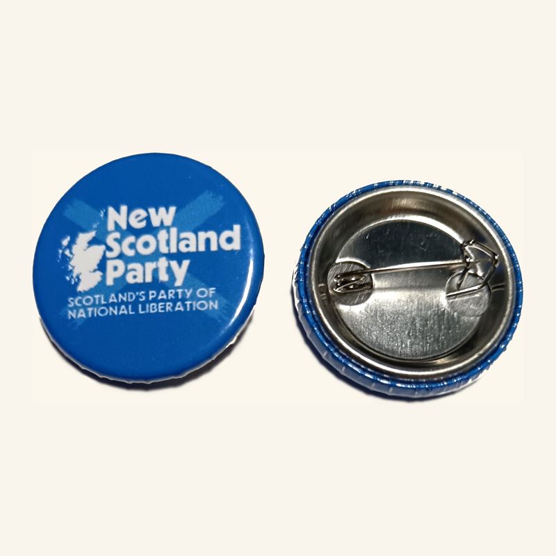 New Scotland Party 25mm badge