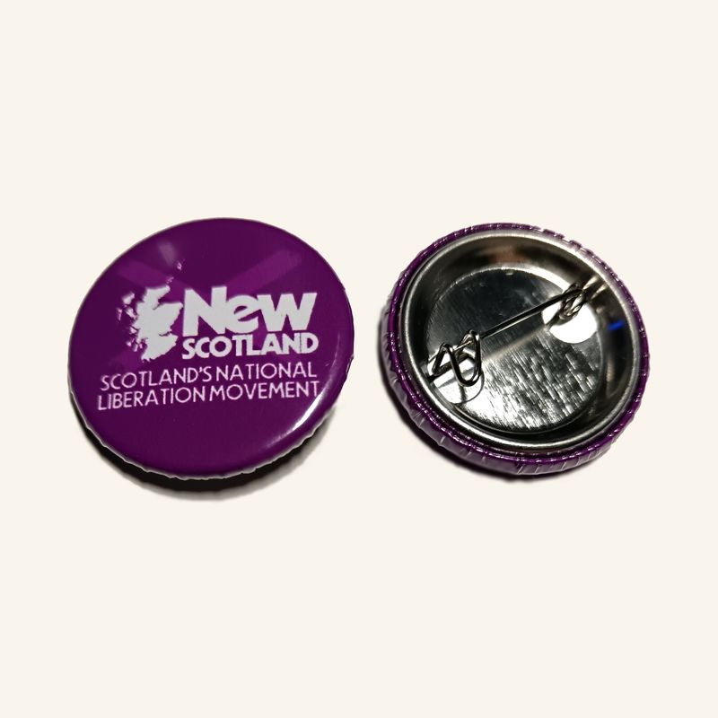 New Scotland Movement 25mm badge