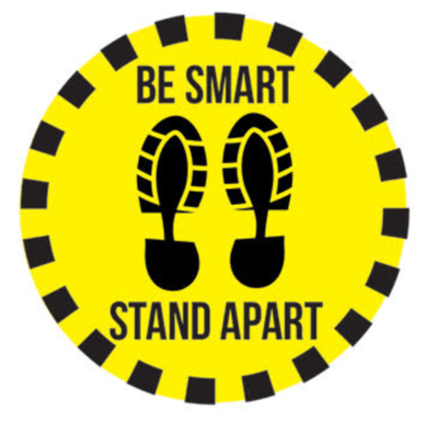 10 x Be Smart Stand Apart -Anti Slip Floor Vinyl