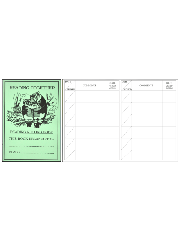 Reading Record Book Green