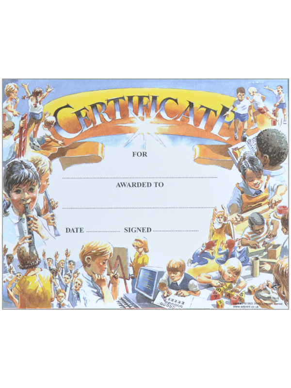 General Colour Certificate