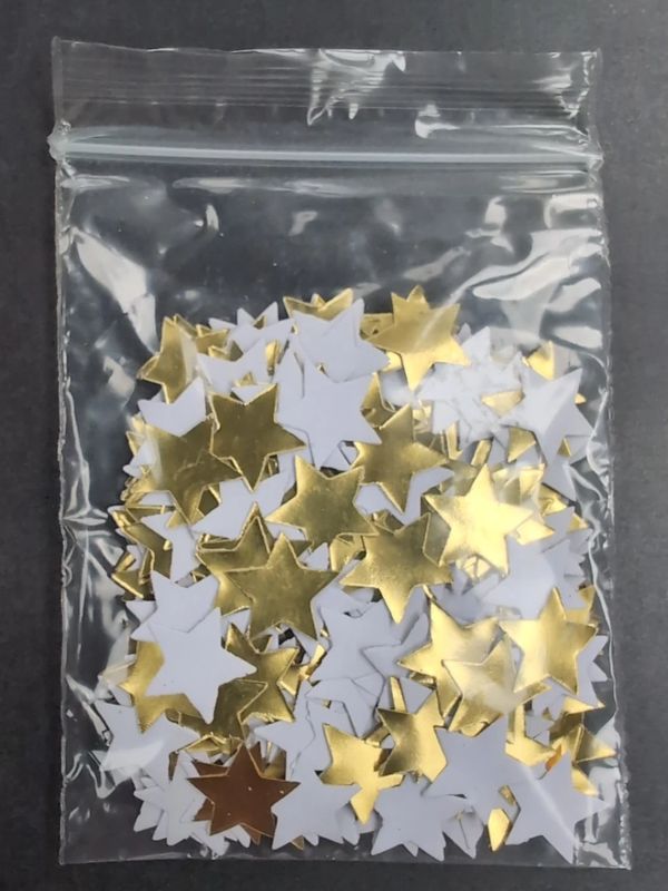 Gummed Gold Stars x 750