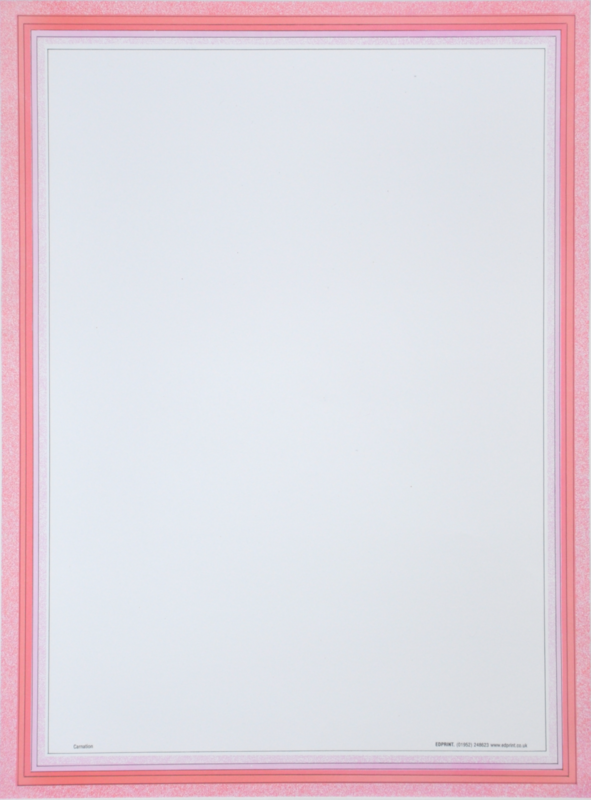 A4 Pastel Carnation