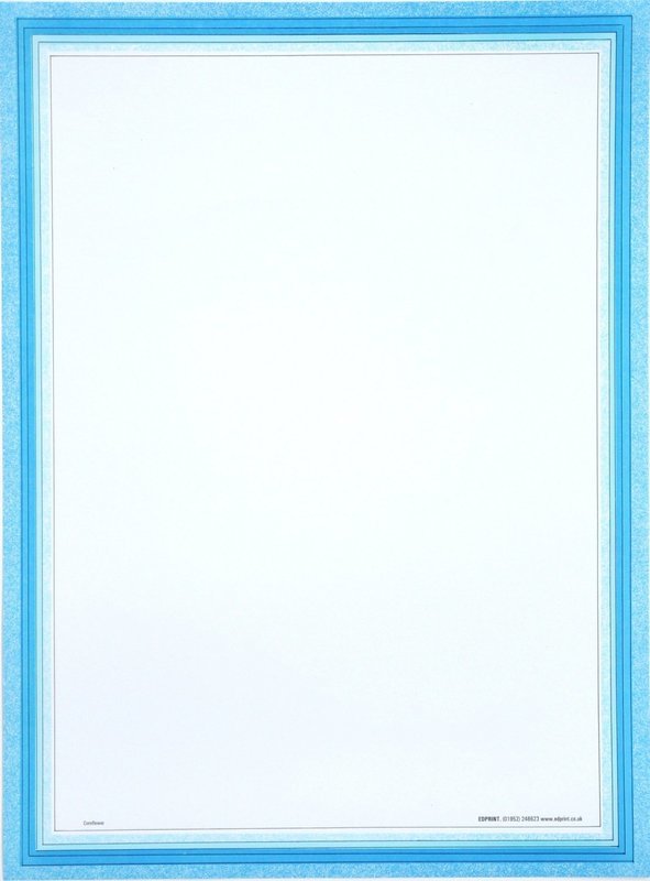 A4 Pastel Cornflower