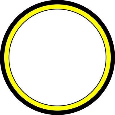 Circular Yellow