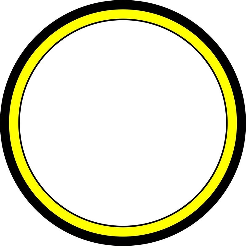 Circular Yellow