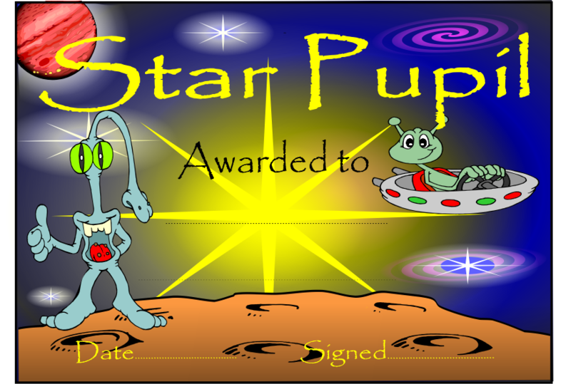 Star Pupil Certificate