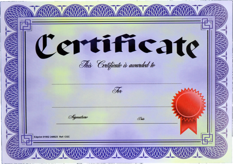 Colour General Certificate