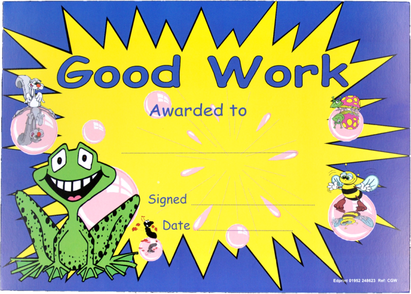 Good Work Certificate