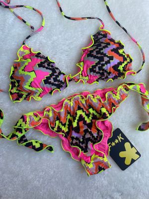 Bikini Ethos triangolo con slip nodi regolabile variante fantasia