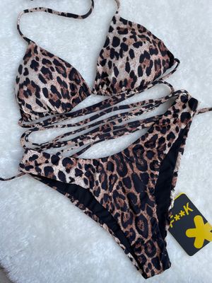 Bikini Spotted triangolo e slip fisso