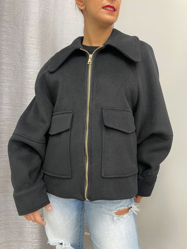 Bomber Susy Mix nero