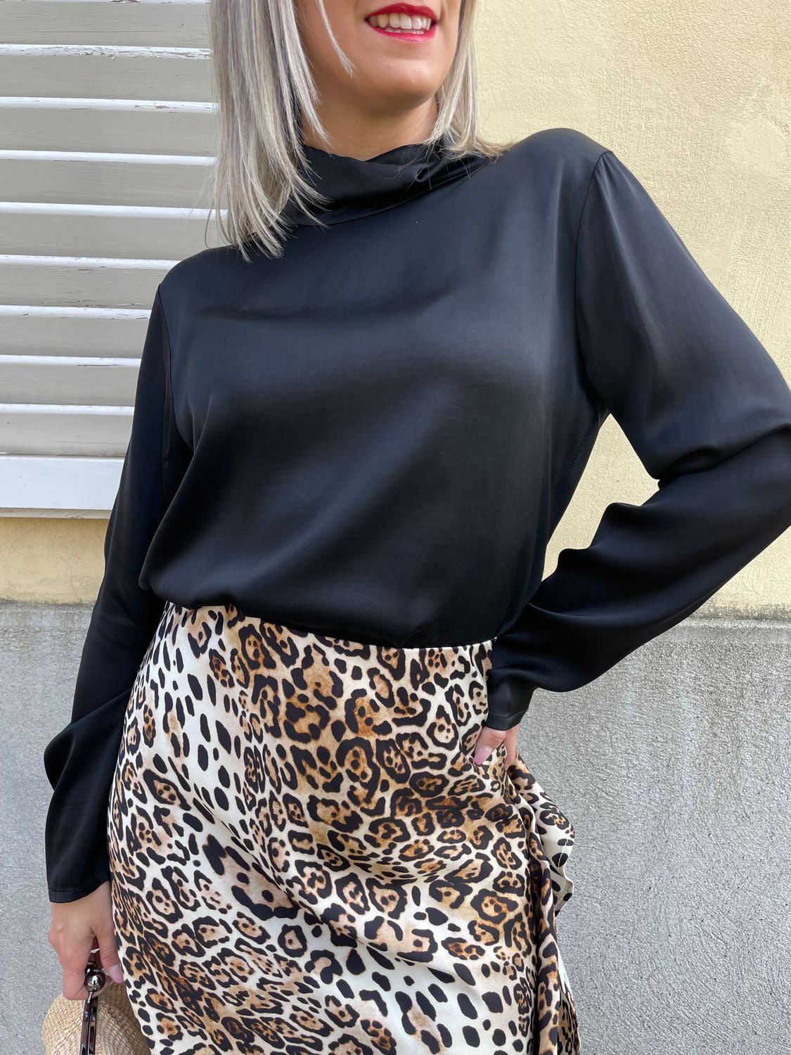 Casacca Susy Mix nero