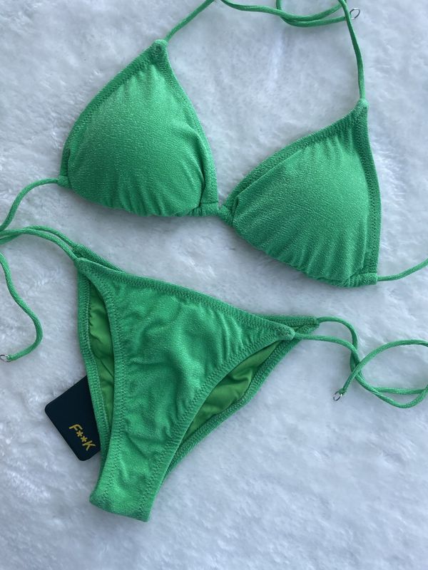 Bikini Visionary Dose modello triangolo verde Bikini Visionary Dose modello triangolo verde