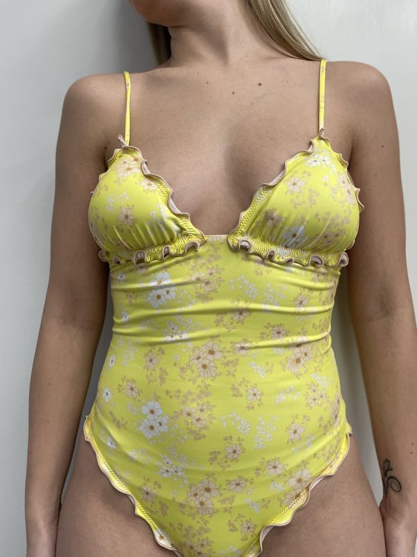 Monokini Frou Frou giallo