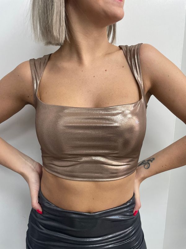 Top Fk metal oro