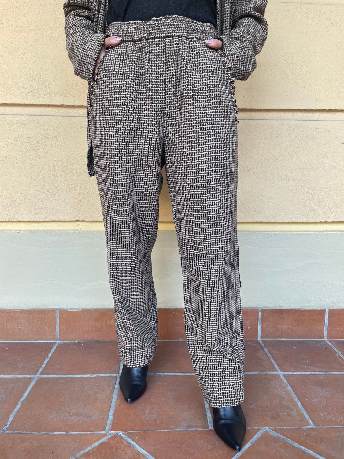 Pantalone 8pm  pied de poule