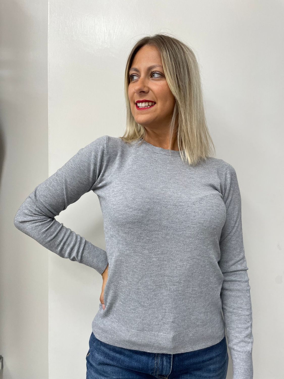 Maglia Vicolo basic grigio