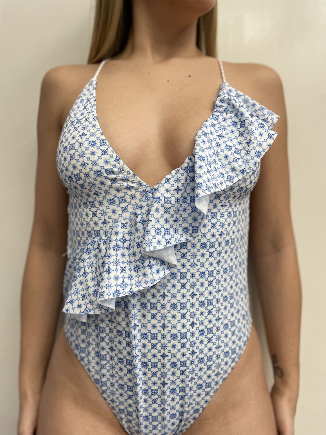 Monokini Fk con voulant