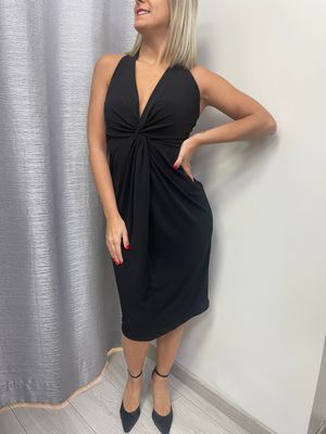Abito Vicolo scollo americano nero