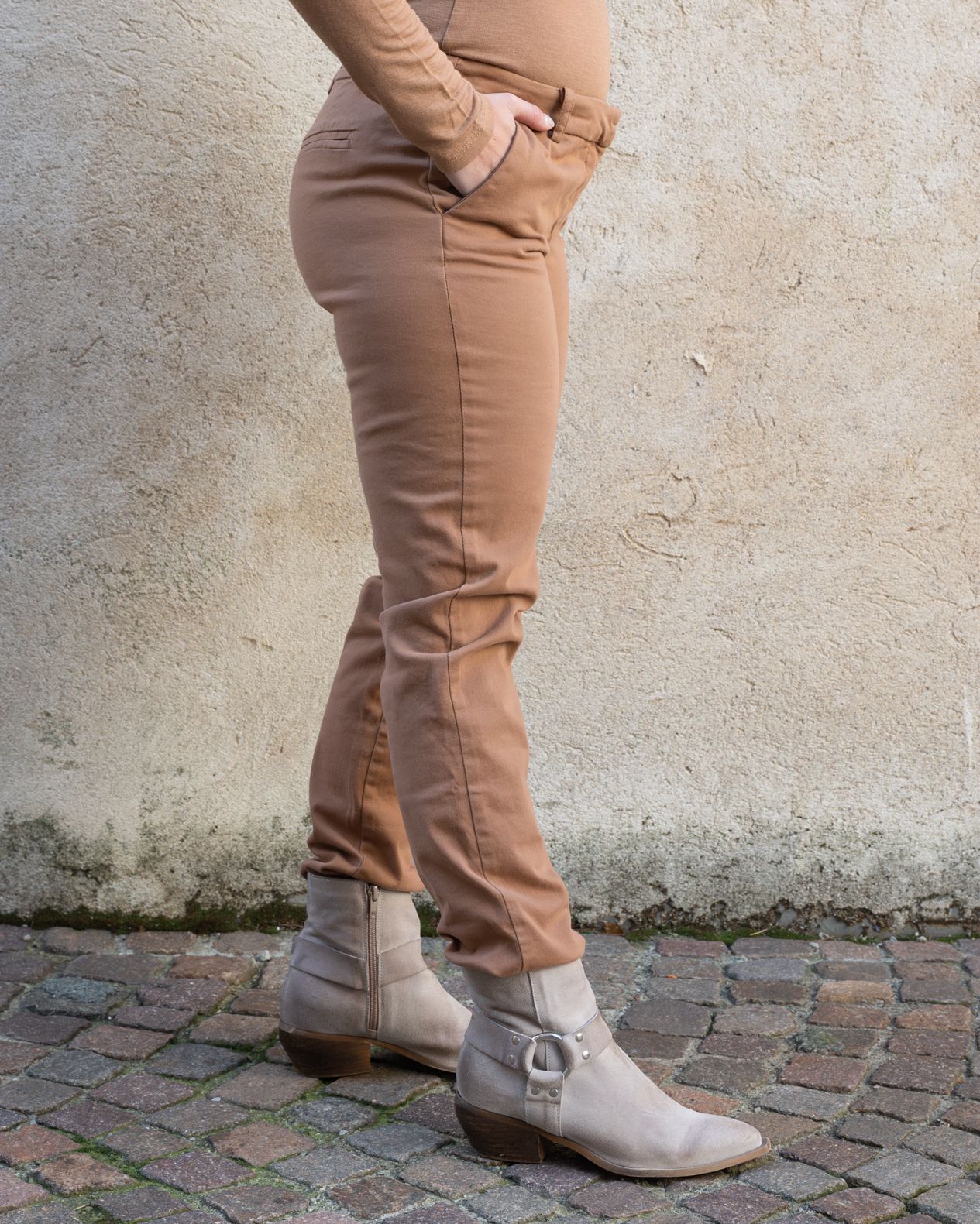 Pantalone Chino Kontatto cammello