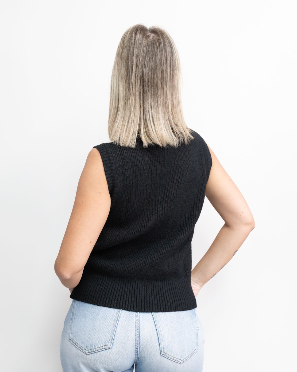 Gilet White Wise nero