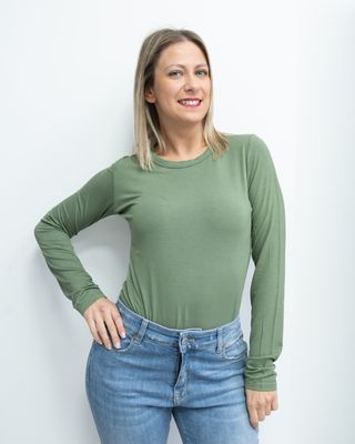 Maglia basic Kontatto verde militare